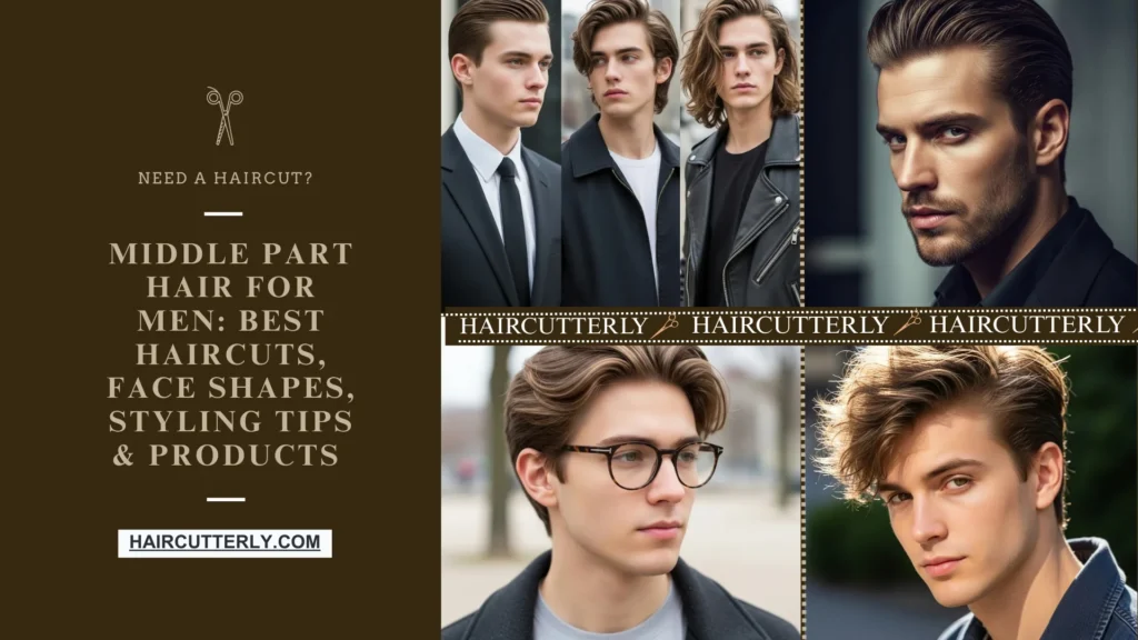Middle Part Hair for Men
